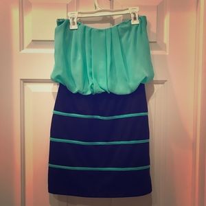 Black and Mint Dress